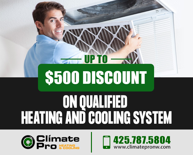 $500 DISCOUNT ON QUALIFIED FURNACE INSTALLATION